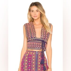 MAJORELLE Breanna Top in Sunset XS